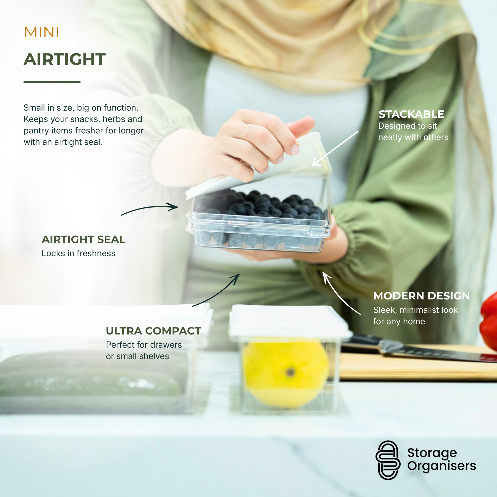 Mini Airtight Food Storage Container
